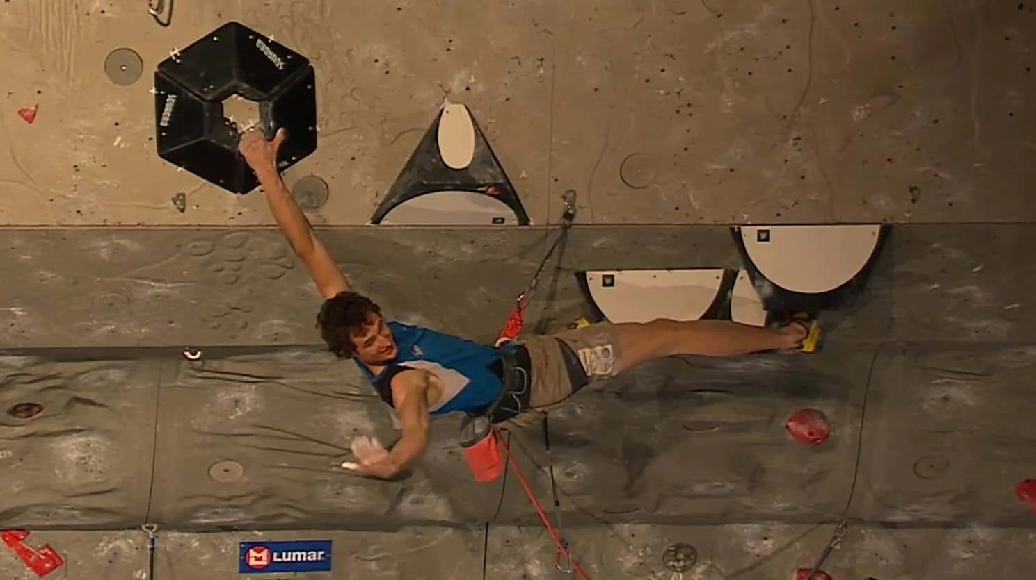 IFSC Lead Climbing World Cup K2019 Kranj - Adam Ondra cheers