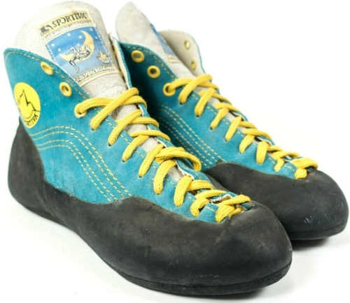 vintage climbing shoes