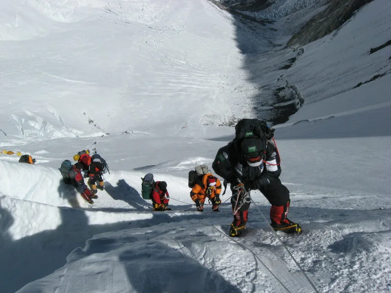 Dead Bodies On Everest - Ascending Fixed Lines